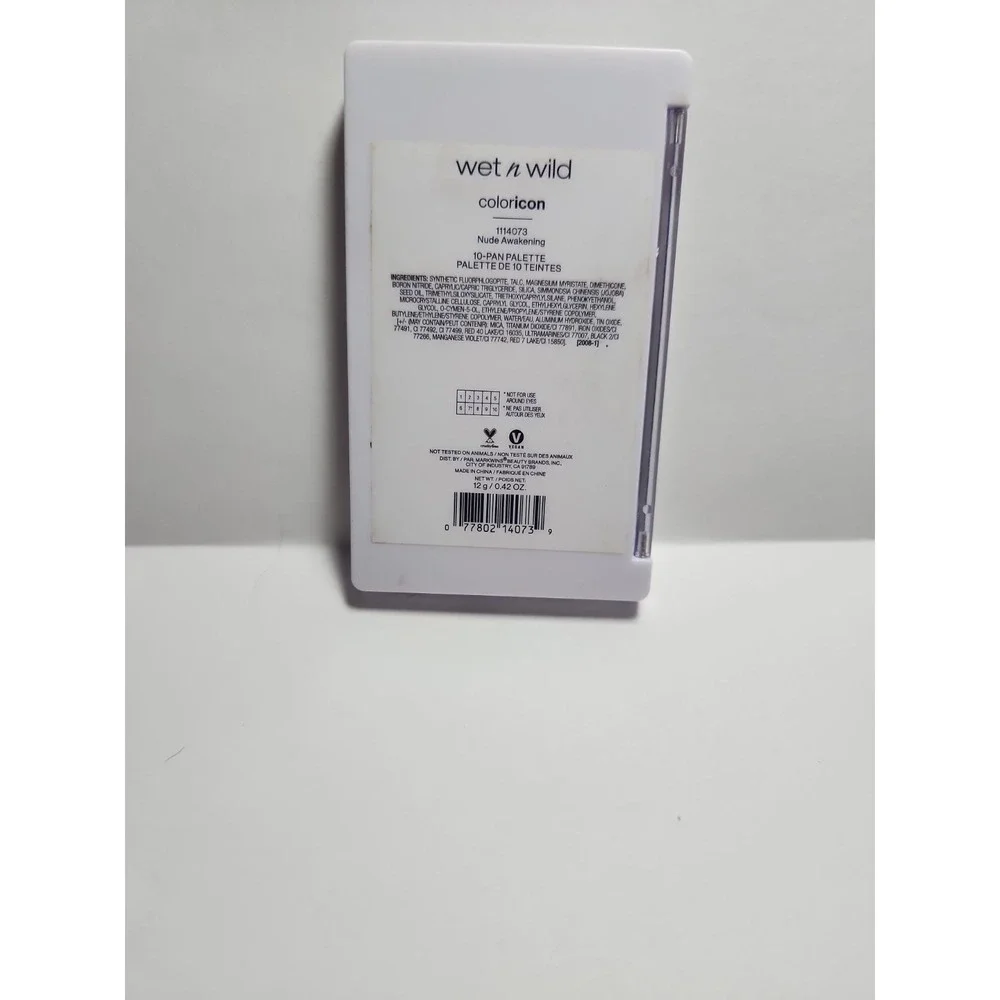 Wet n Wild Color Icon 10-Pan Eyeshadow Palette, Nude Awakening, 0.42 oz